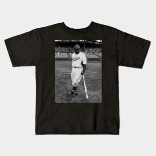 Jackie Robinson Halftone Kids T-Shirt